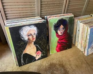 Original Oil Paintings by our client - James Fales