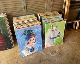 Original Oil Paintings by our client - James Fales