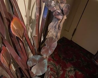 Copper and Driftwood Hanging Art 