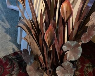 Copper and Driftwood Hanging Art 