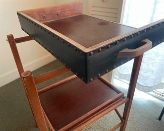 Mid-Century Foldable Bar Cart