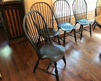 Alex Pifer - "The Seraph" - Set of 4 Bow Back Windsor Side Chairs - HANDMADE - Available for Pre-Sale 