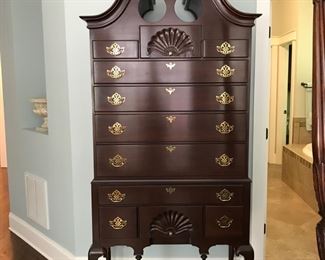 Harden - Shell Carved - Queen Anne Highboy - Available for Pre-Sale 