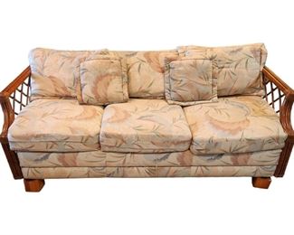 Vintage Rattan Sofa
