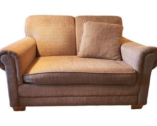 Tan Chair and a Half Sleeper