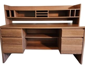 Vintage Medium Toned Wood Desk