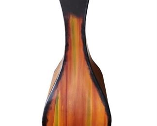 Large Metal Floor Vase