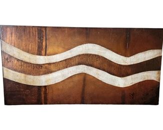 Brown and Cream Canvas Painting