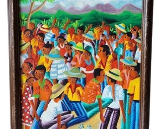 Framed Painting on Board