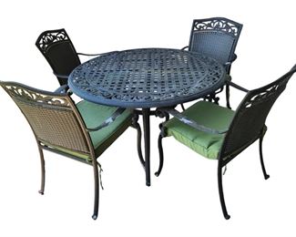 Metal Patio Table and Chairs