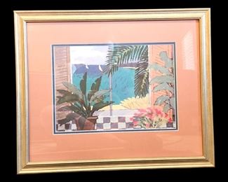 Framed Colorful Print