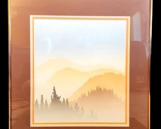 Framed Contemporary Landscape Print