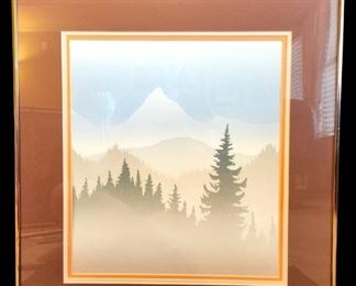Framed Contemporary Print