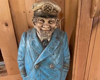 Large, Sea Captain, Molded Figure