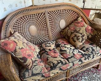 Plush Patio Love Seat