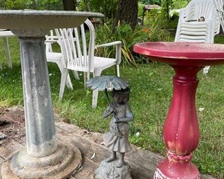 Lawn & Garden Bird Baths and Fountain Decorations