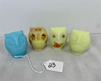 Lot 23 Fenton Owls / choice
