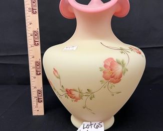 Fenton Burmese Vase
