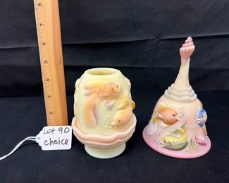 Fenton Burmese Atlantis Koi Fish Fairy Lamo and Bell / choice&nbsp;
