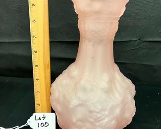 Imperial Glass Pink Loganberry Vase
