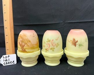 3 handpainted Burmese Fairy Lamps/ Choice 
