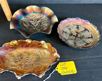 Top grape and leaves northwood right grape and cable fenton bottm pansy imperial amber
