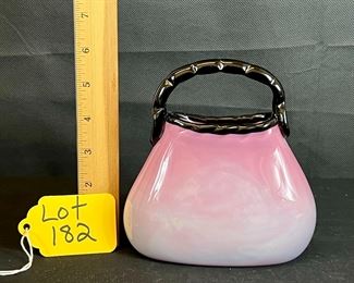 PINK PURSE VASE
