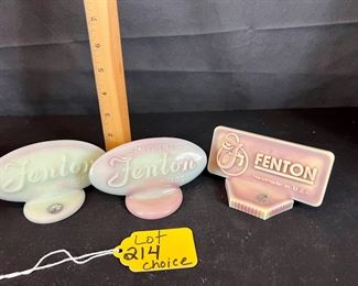 Fenton Display Signs/ choice
