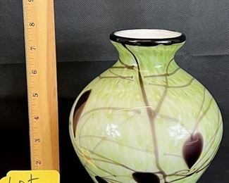 Lot 180 Leaf and Vine Cased Vase&nbsp;

