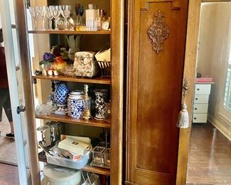 Display shelf solid oak