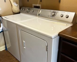 Washer & dryer approx 12 yrs old