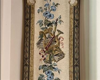 Lovely tapestry with its hardware