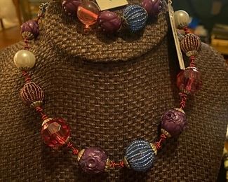 Laila Rowe necklace and bracelet