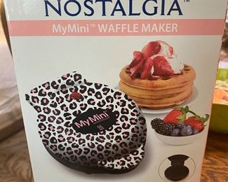New in Box mini waffle maker