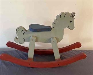 Small Wooden Rocking Horse