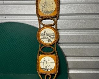 Port Hole Scene Wall Hanging