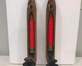 Vintage Litchfield Wood Loom Shuttles