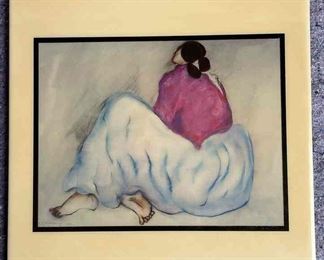 Decorative Ceramic Tile By R.C. Gorman