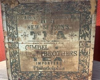 Gimbal Brothers Tea Box