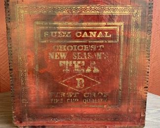 Suez Canal Tea Box
