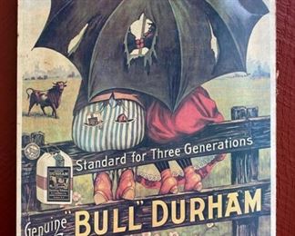 Bull Durham Tobacco Poster