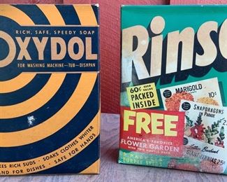Oxydol and Rinso Vintage Wash Powder