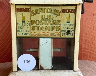 Sanitary U.S. Postage Stamp Coin Op