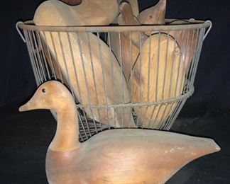 Decoys and Oyster Basket