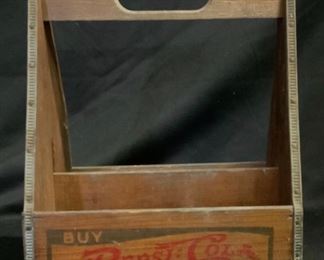 Wood Pepsi Cola carrier