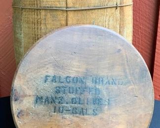 Advertising Olive Barrel