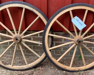 Wilmer Coach shop wagon wheels , unused