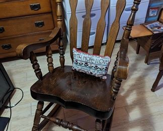 Wooden rocker