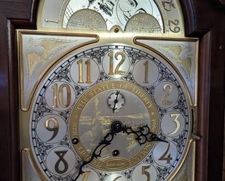 Ethan Allen Statue of Liberty Limited Edition grandfather clock