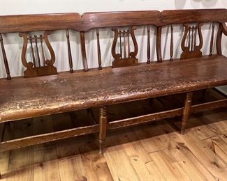 21. Vintage Bench (96" x 23" x 34")